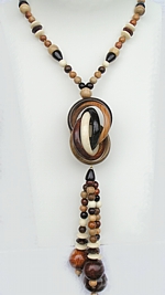 holzschmuck, kette aus holz 